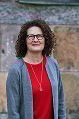 Fotografi av Sacos utredare i arbetsmiljöfrågor, Karin Fristedt