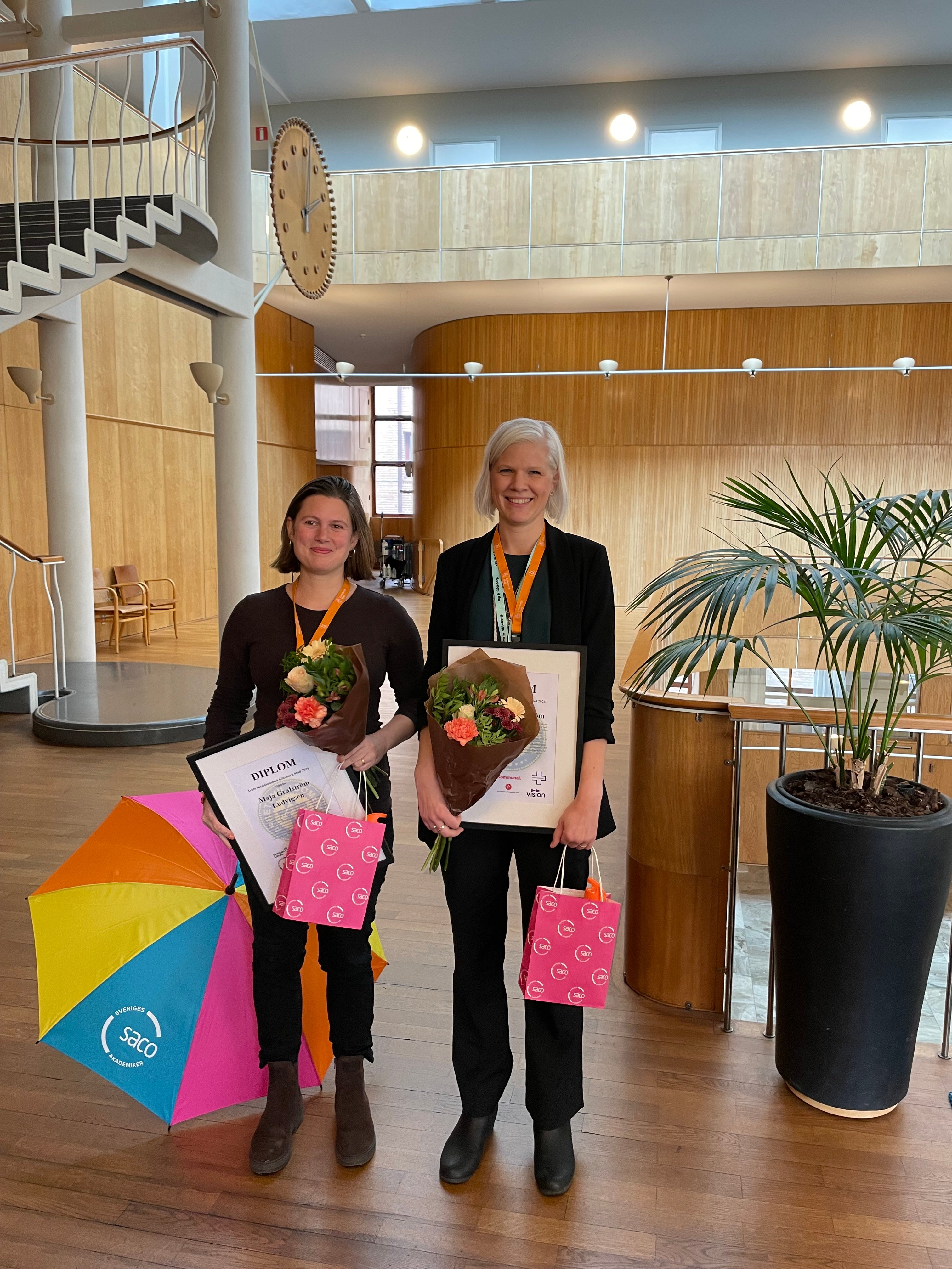 &Aring;rets skyddsombud 2026 - Maja Grafstr&ouml;m Ludvigsen och Evelina Fagerstr&ouml;m